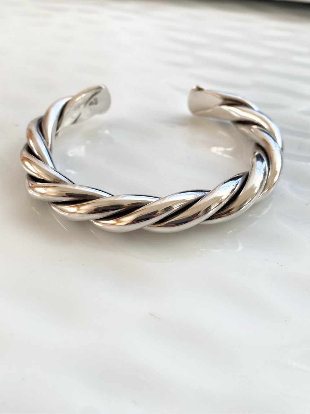Silpada Sterling Silver Twisted Open Cuff Bracelet B0014 - Picture 3 of 10